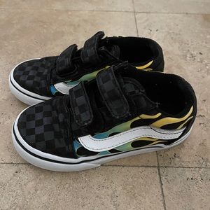 VANS Toddler Old Skool with Flames